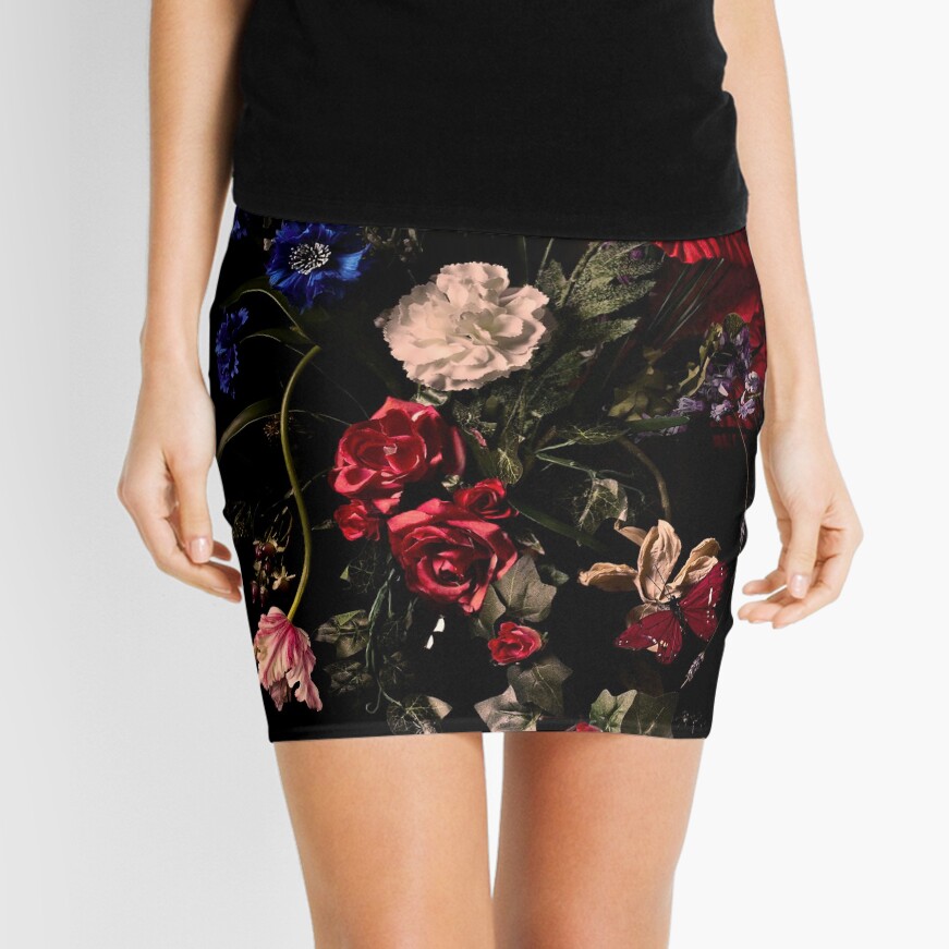Rikard Osterlund's Flowers (Atrophy of Logic) Mini Skirt