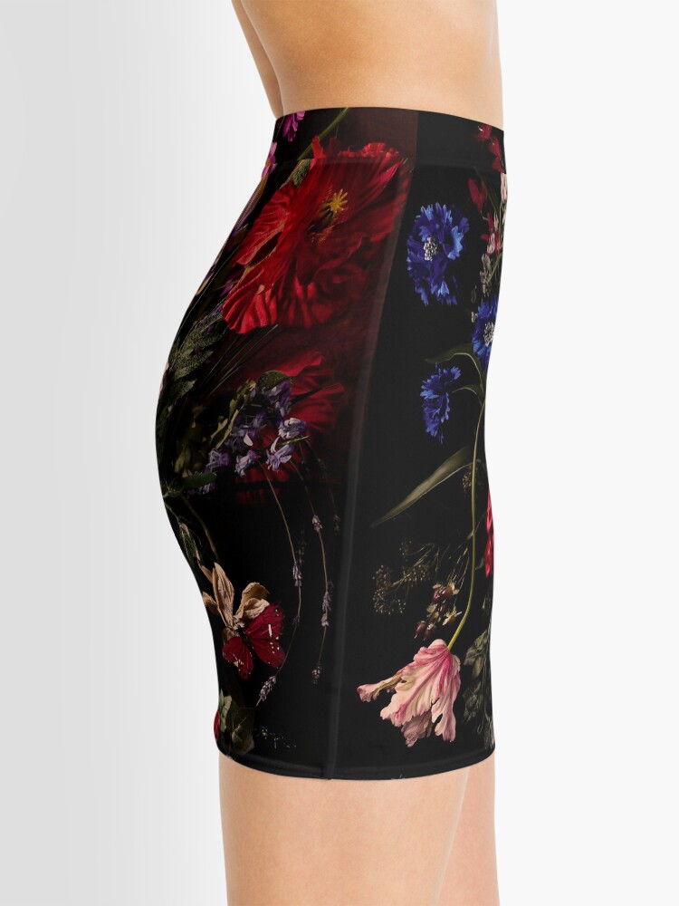 Alternate view of Rikard Osterlund's Flowers (Atrophy of Logic) Mini Skirt