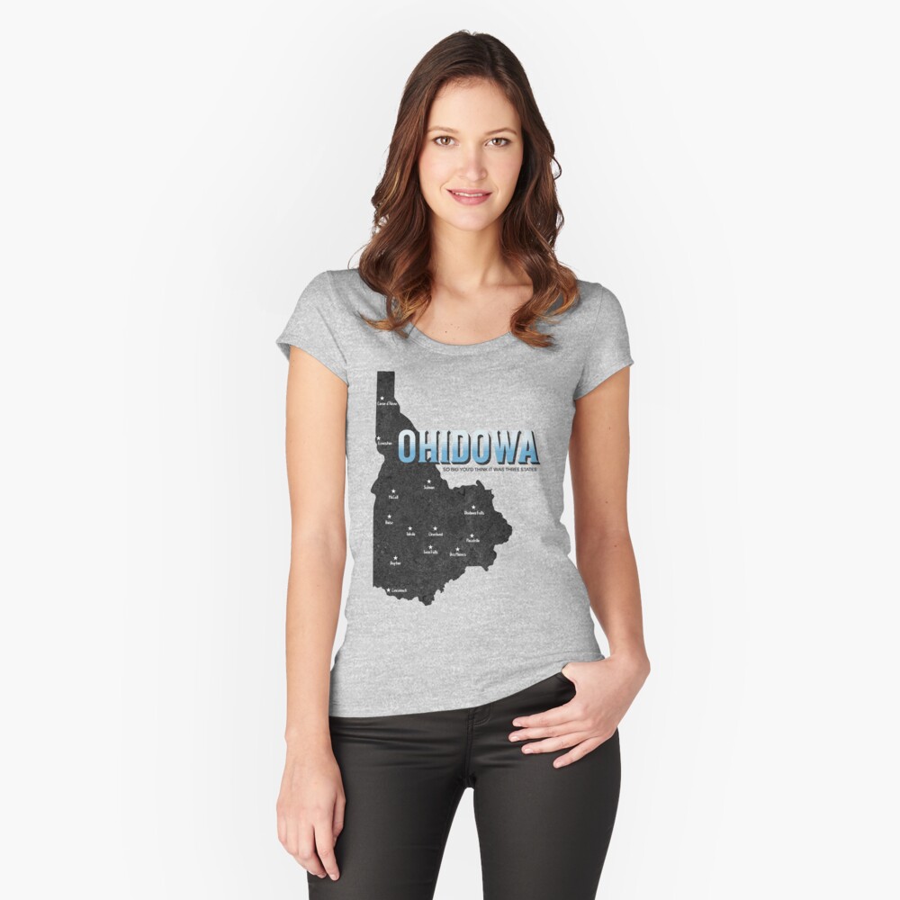 Item preview, Fitted Scoop T-Shirt designed and sold by rrsum.