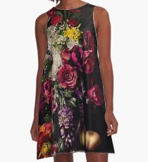 Rikard Osterlund's Flowers (Philosophy of Futility) A-Line Dress