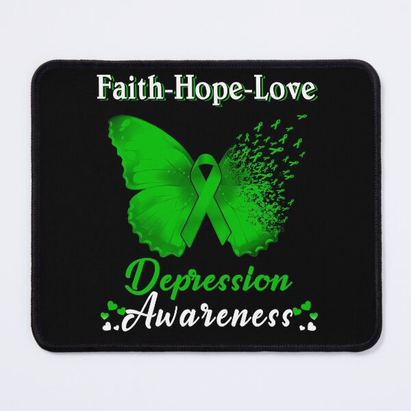 Item preview, Faith Hope Love Butterfly Depression Awareness designed and sold by Gillosina.
