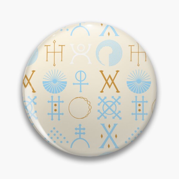 Item preview, Greta Van Fleet Symbols - Orange and Blue (All-Over Print) designed and sold by buttercream.