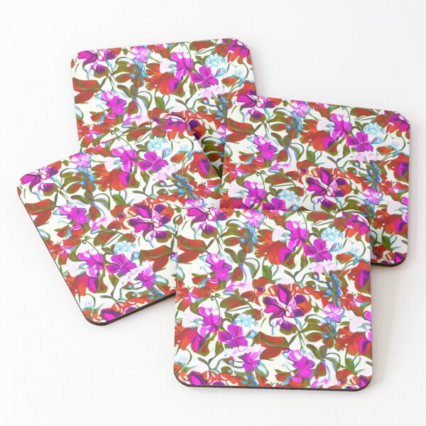 Item preview, Patterns of flowers of different colors designed and sold by ArteEterno.