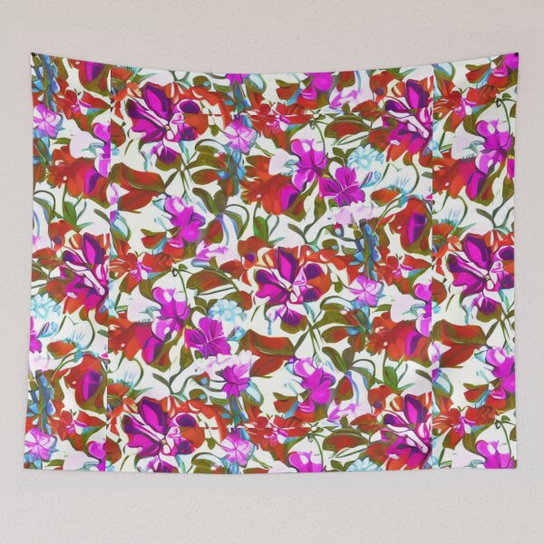 Item preview, Patterns of flowers of different colors designed and sold by ArteEterno.