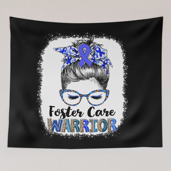 Item preview, Messy Bun Leopard Foster Care Warrior designed and sold by rechardtee.