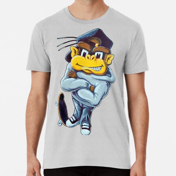 Cage Monster Skateboarder Premium T-Shirt