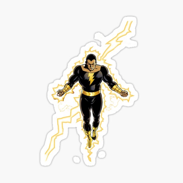 Vista previa del artículo con la obra «Cómic de Black Adam», diseñado y vendido por LondownDesign.