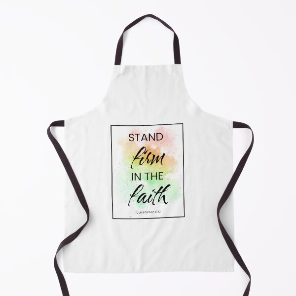 Item preview, Christian Stand Firm in the Faith Green Yellow Red Orange Alcohol Ink Bible Verse designed and sold by StephanieWard.