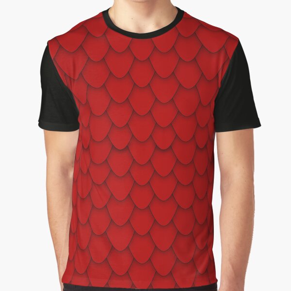 Red Dragon Scales Graphic T-Shirt
