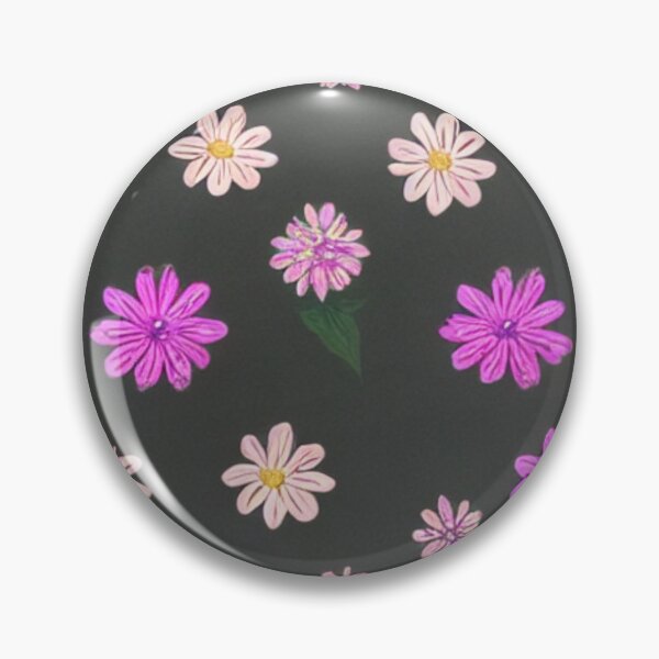 Item preview, Purple, Cream and Black Background Flower Patterns designed and sold by ArteEterno.