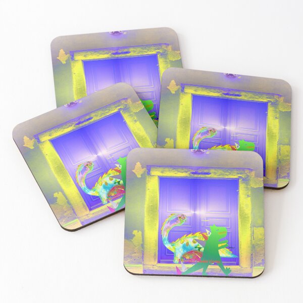Item preview, Dinosaur Street Scene - dePace' designed and sold by mrpropcake.