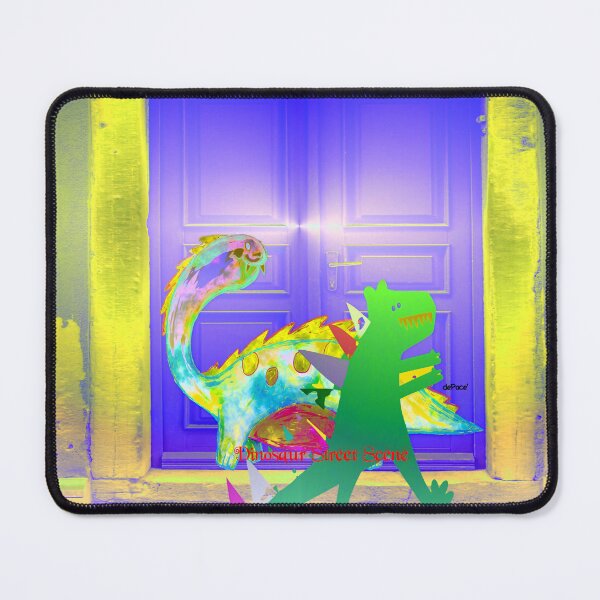 Item preview, Dinosaur Street Scene - dePace' designed and sold by mrpropcake.