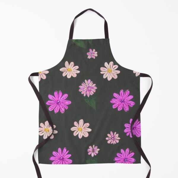 Item preview, Purple, Cream and Black Background Flower Patterns designed and sold by ArteEterno.
