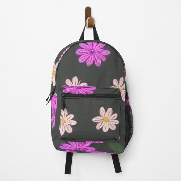 Item preview, Purple, Cream and Black Background Flower Patterns designed and sold by ArteEterno.