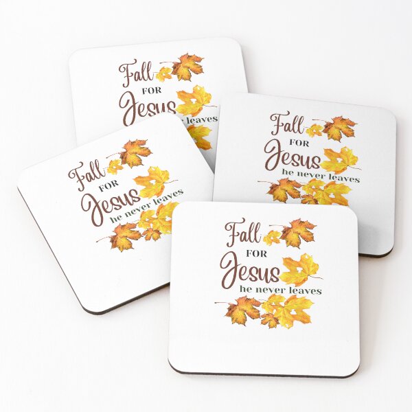 Item preview, Fall for Jesus He Never Leaves Christian Faith Fall Lover Autumn Love designed and sold by Shaloj.