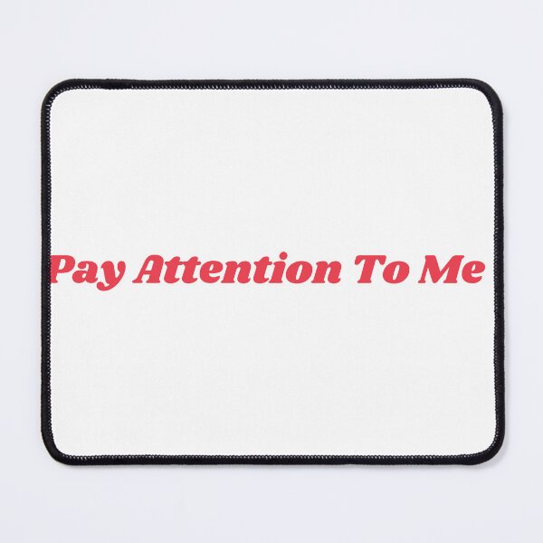 Item preview, Pay Attention To Me Bright Retro Red designed and sold by Pink Ribbon.