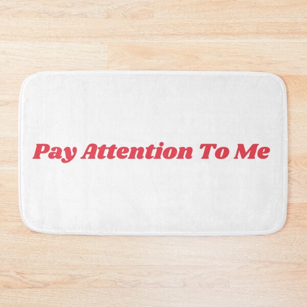 Item preview, Pay Attention To Me Bright Retro Red designed and sold by Pink Ribbon.