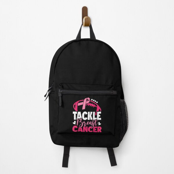 Vista previa del artículo con la obra «Tackle Football Pink Ribbon Concientización sobre el cáncer de mama Boys Kid», diseñado y vendido por beunique5.