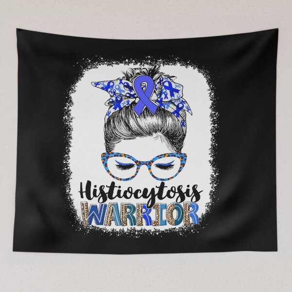 Item preview, Messy Bun Leopard Histiocytosis Warrior designed and sold by rechardtee.