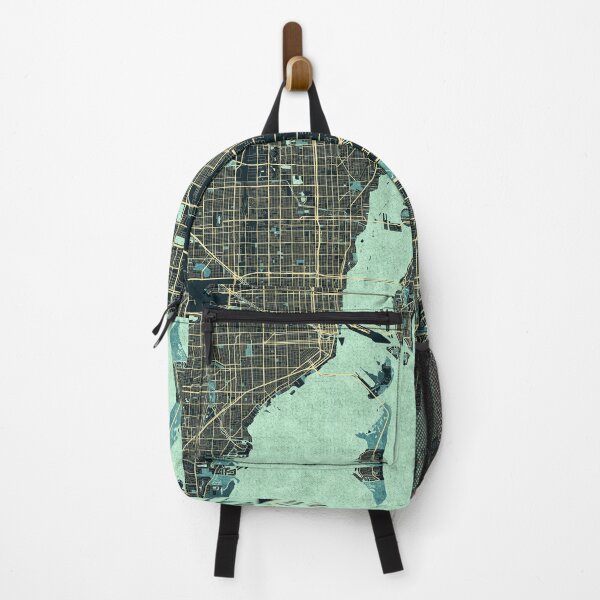 Item preview, Miami City Map of Florida, USA - Summer designed and sold by deMAP.