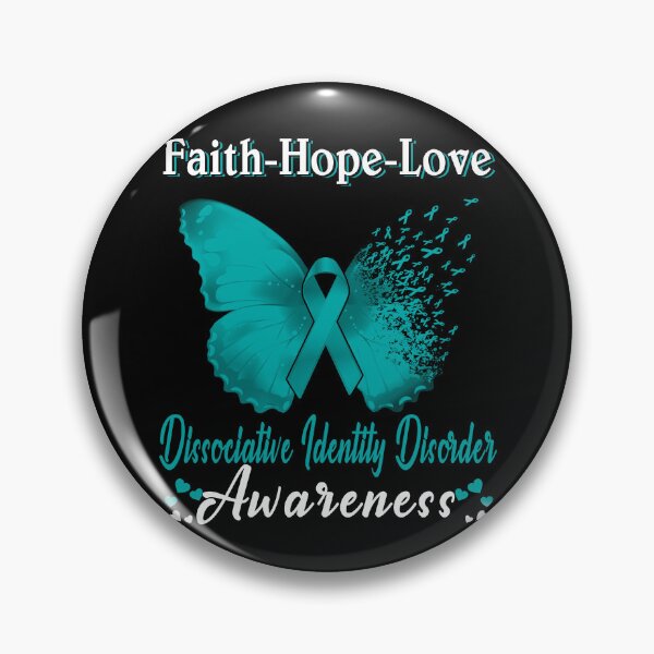 Item preview, Faith Hope Love Butterfly Dissociative Identity Disorder Awareness designed and sold by Gillosina.