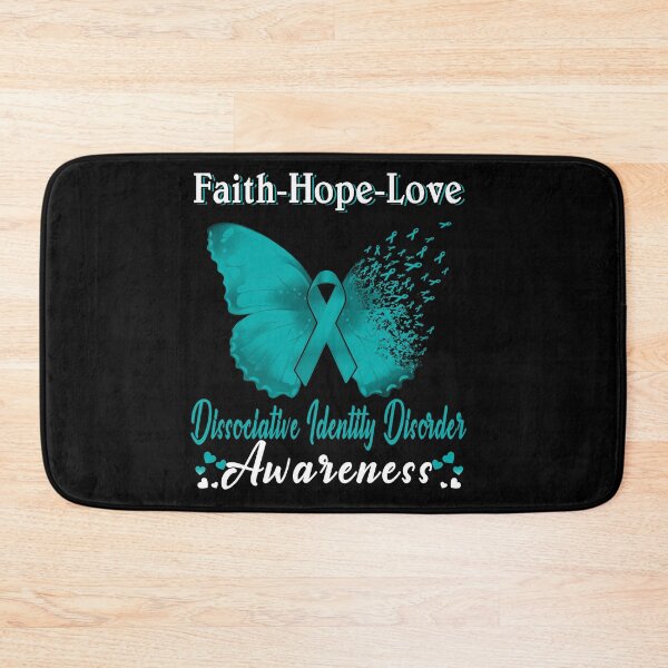 Item preview, Faith Hope Love Butterfly Dissociative Identity Disorder Awareness designed and sold by Gillosina.