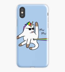 Unicorn Cat Rainbow Butt Laser iPhone Case