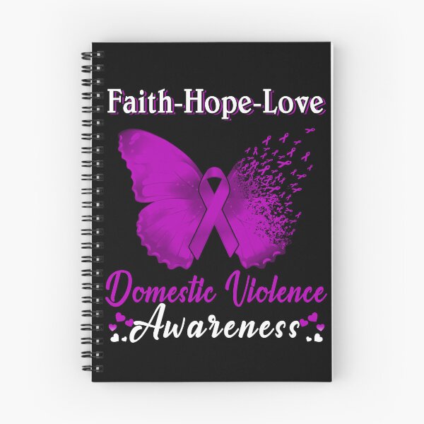Item preview, Faith Hope Love Butterfly Domestic Violence Awareness designed and sold by Gillosina.