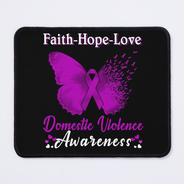 Item preview, Faith Hope Love Butterfly Domestic Violence Awareness designed and sold by Gillosina.