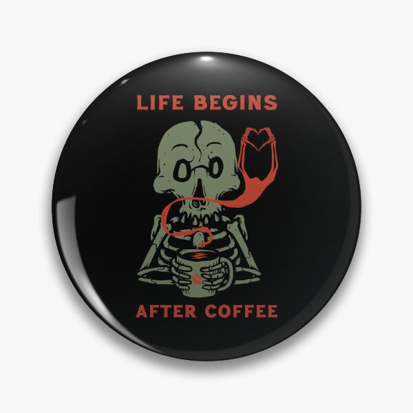 Item preview, Life Begins After Coffee designed and sold by Scaryzz.