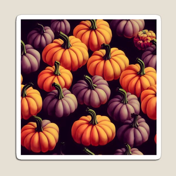Item preview, Mixed Pumpkins Pattern designed and sold by Foodcolored.