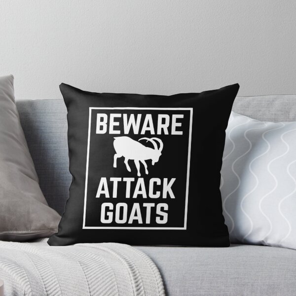 Item preview, BEWARE ATTACK GOATS designed and sold by jazzydevil.