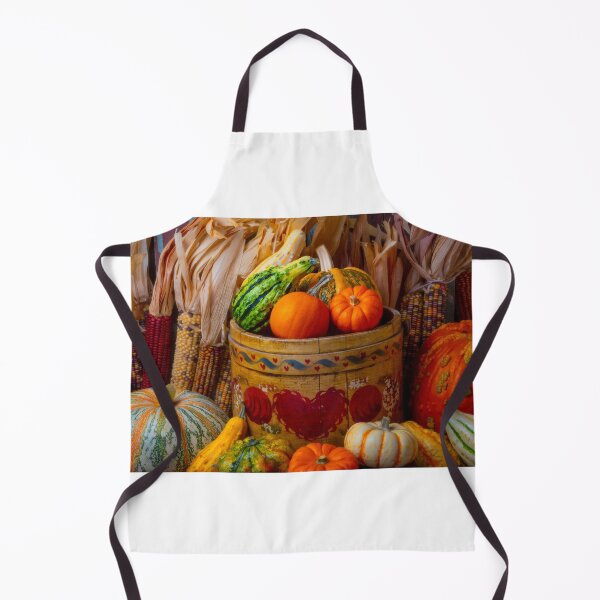 Item preview, Old Folk Art Bucket With Pumpkins designed and sold by Garry Gay.