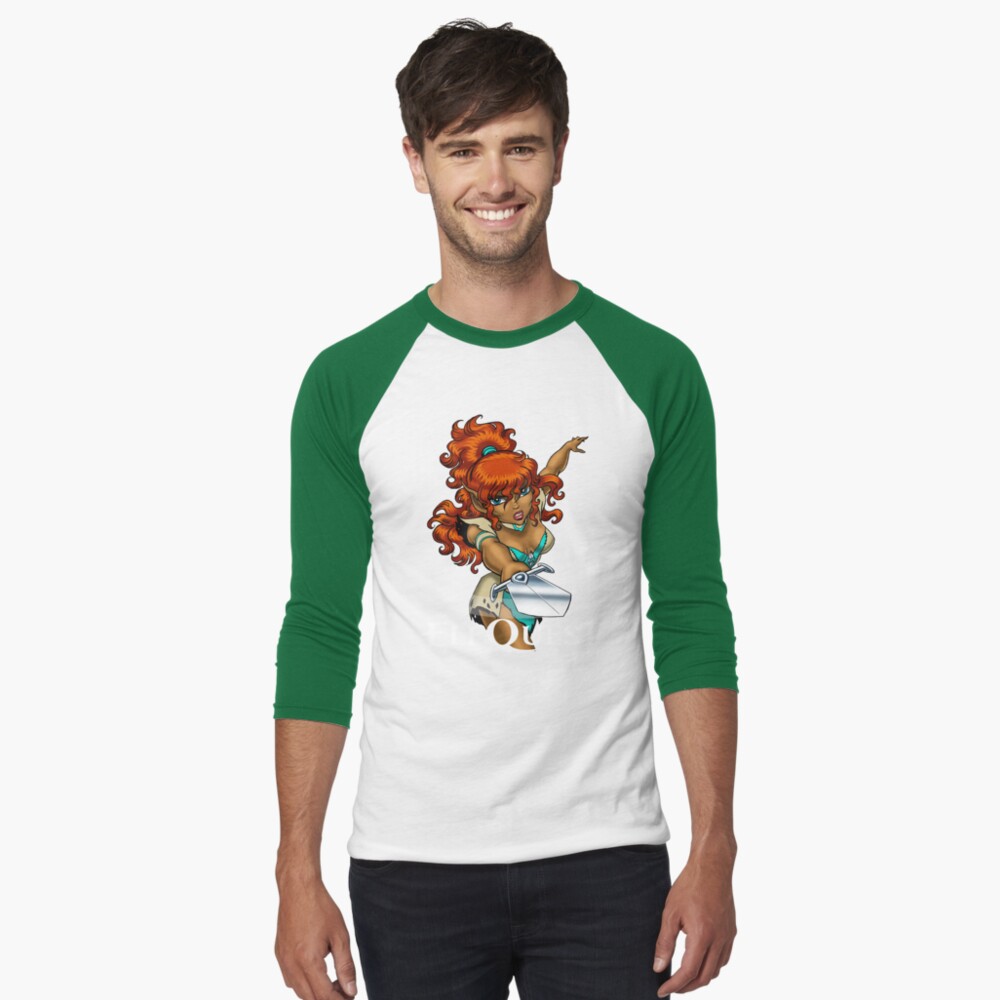 Item preview, Baseball ¾ Sleeve T-Shirt designed and sold by elfquest.