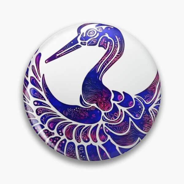 Item preview, Beautiful Exotic Bird Tribal Art designed and sold by ittybittyowl.