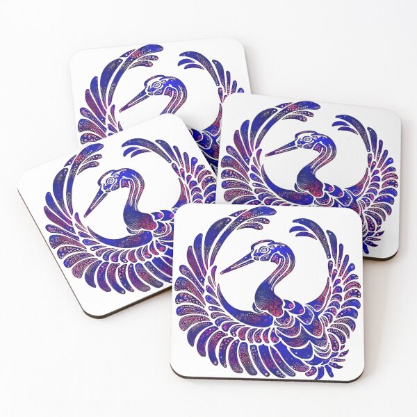 Item preview, Beautiful Exotic Bird Tribal Art designed and sold by ittybittyowl.