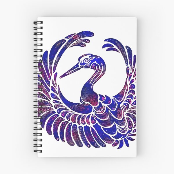 Item preview, Beautiful Exotic Bird Tribal Art designed and sold by ittybittyowl.