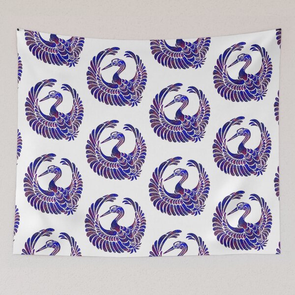 Item preview, Beautiful Exotic Bird Tribal Art designed and sold by ittybittyowl.