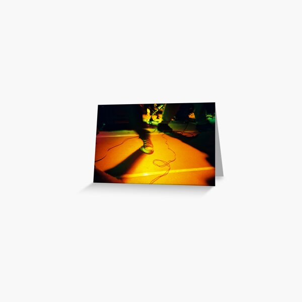 Lomo - the bassplayer Greeting Card