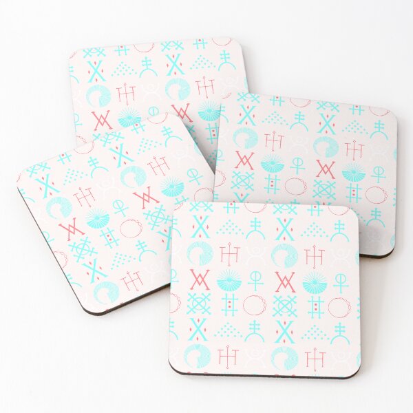 Item preview, Greta Van Fleet Symbols - Pink and Blue (All-Over Print) designed and sold by buttercream.