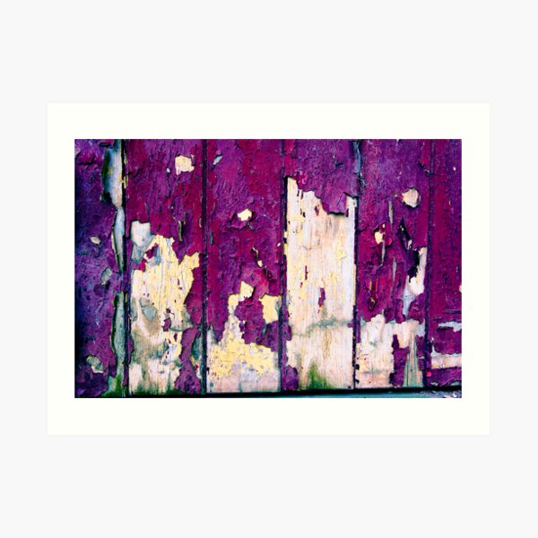Peeling Paint Art Print