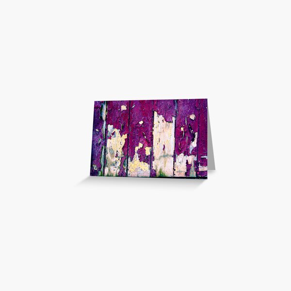 Peeling Paint Greeting Card
