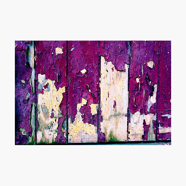 Peeling Paint Photographic Print