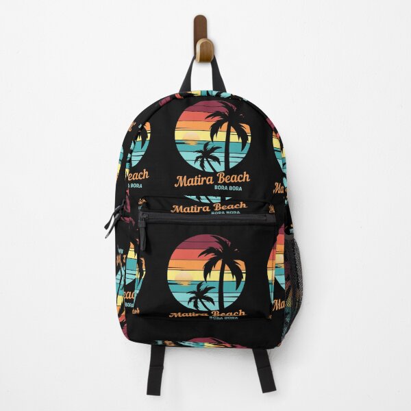 Item preview, Matira Beach - Beach Of The Day, Vintage Bora Bora Sunset, Polynesian Sunrise, Ocean Waves,Tropical Vacation designed and sold by Sun Sand & Sea Art.