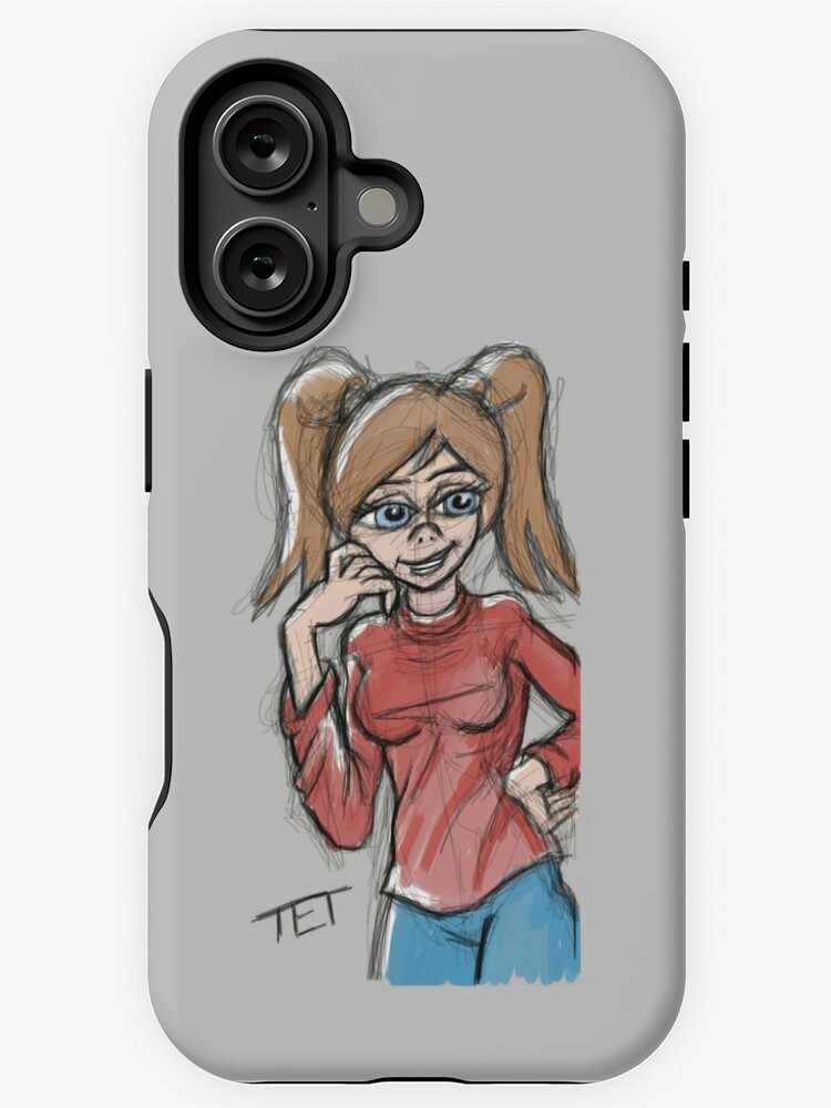 Thumbnail 1 of 4, iPhone Case, Skating Sketchy Girl designed and sold by etourist.