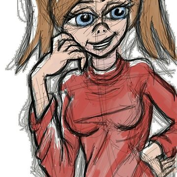 Artwork thumbnail, Skating Sketchy Girl by etourist