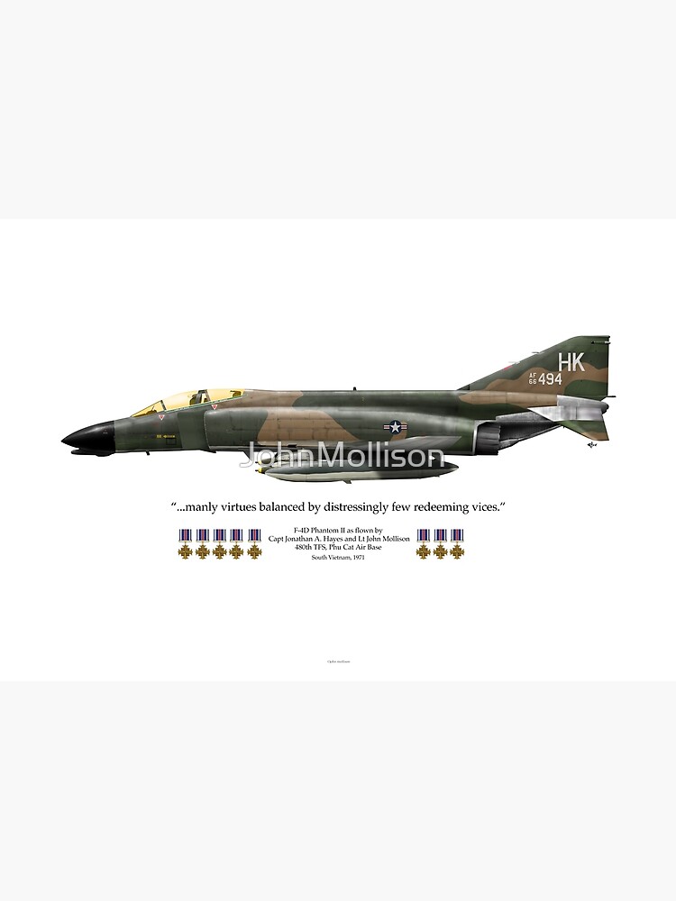 1971 three Vietnam War flight photos F-4 Phantom jet, 480th Squadron -  Phù Cát