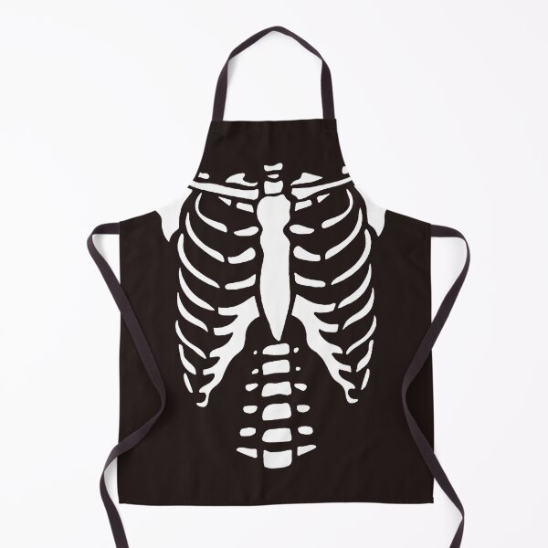 Artikelvorschau, Kopie von Halloween Skeleton Bones Rib Cage_Adult X Ray&Costume Sleeve Print Rundhalspullover,Halloween Skeleton entworfen und verkauft von Sophistical.