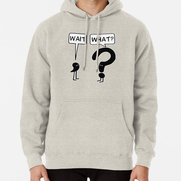 Wait, What? Pullover Hoodie