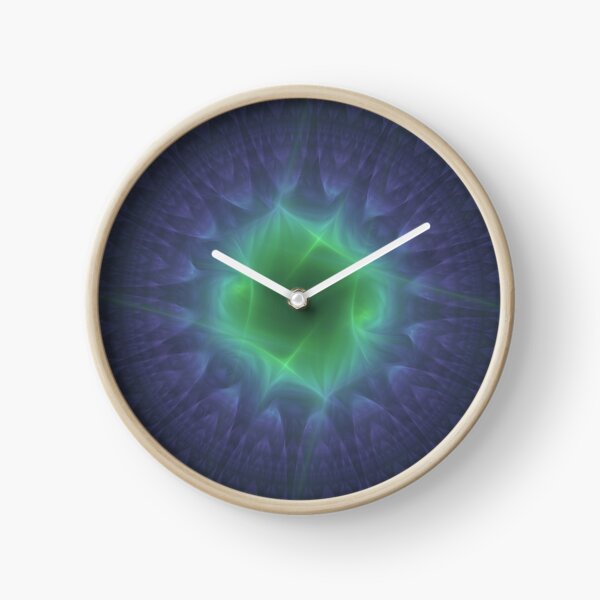 Energy Portal In The Reflecting Pool | Fractal Art Clock